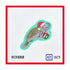 Holiday Manatee needlepoint canvas