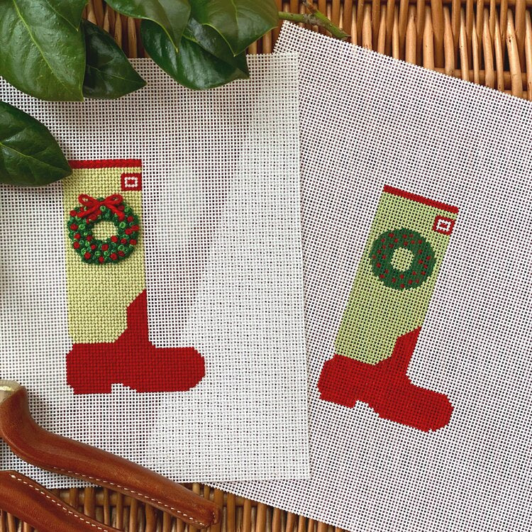 Holiday Wreath Wellie