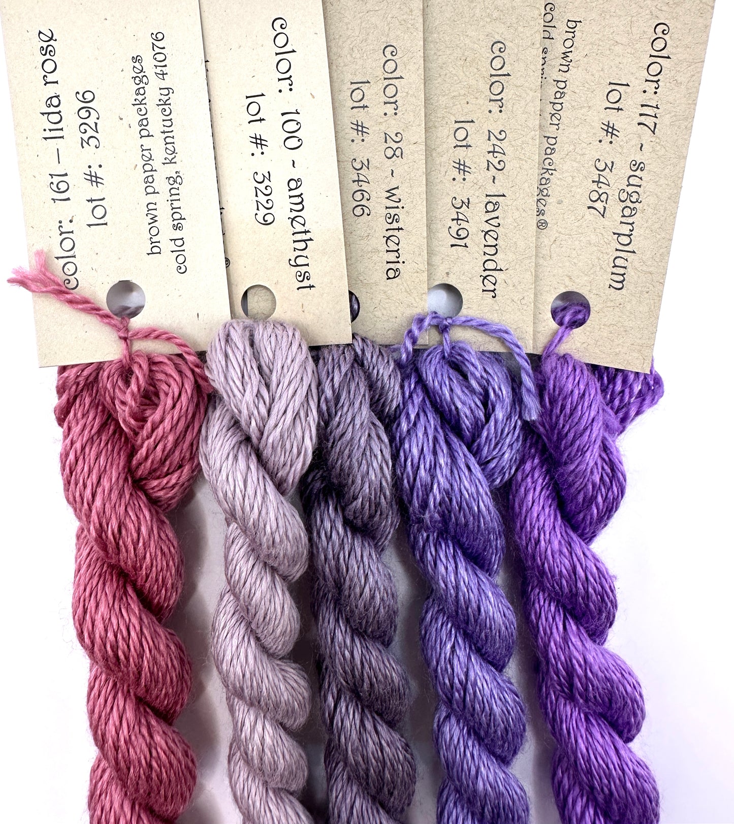 Silk & Ivory, Plum Purples