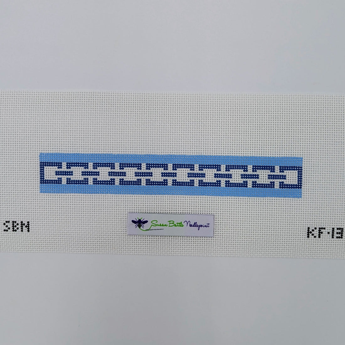 KF13 Geometric Key Fob Blue