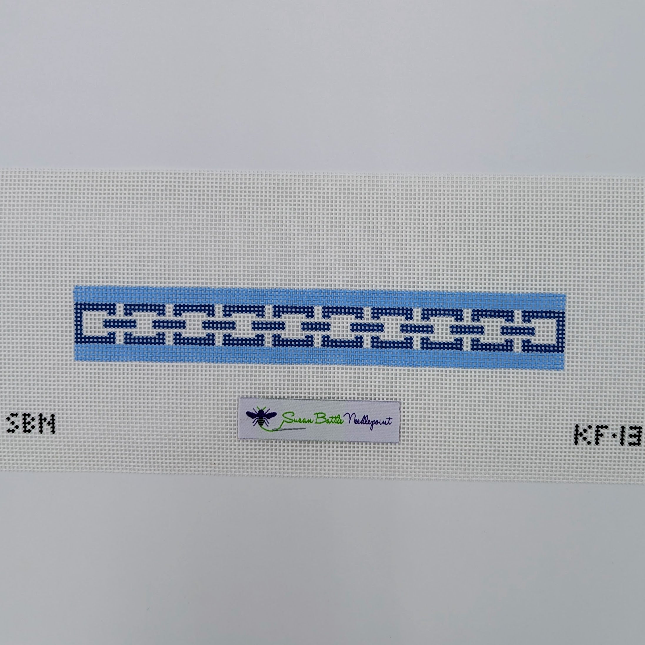 KF13 Geometric Key Fob Blue