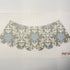 Seaside Sage lampshade needlepoint canvas by Penny and Penny