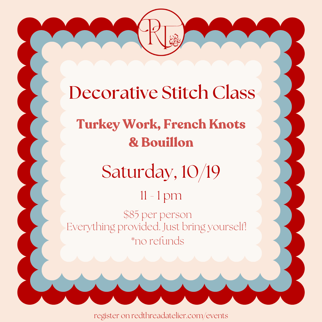 Decorative Stitch Class