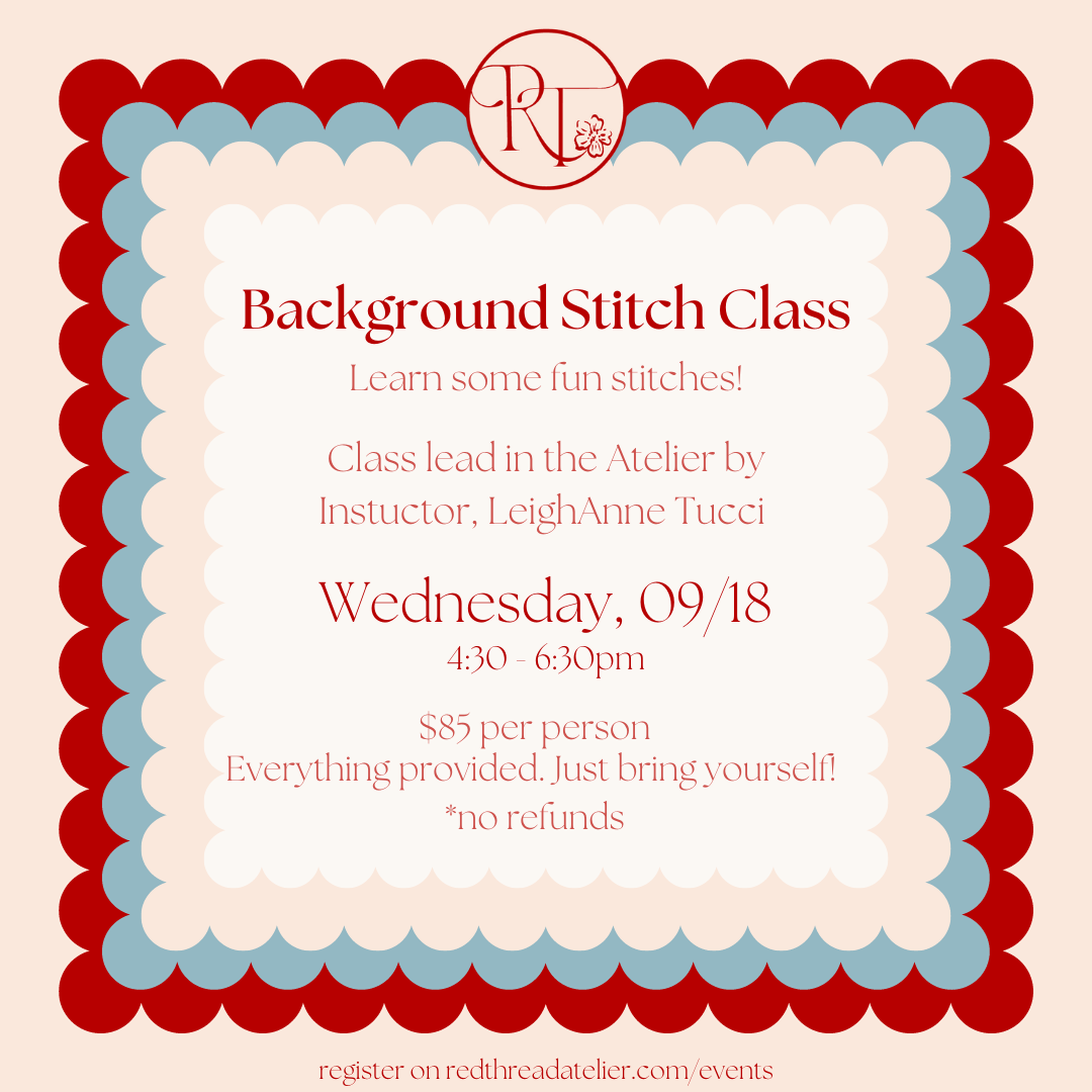 Background Stitch Class
