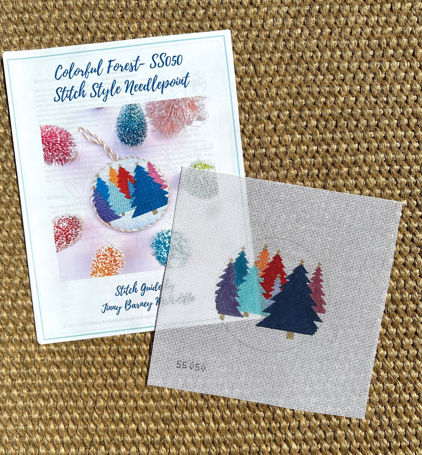 Colorful Forest Canvas & Stitch Guide